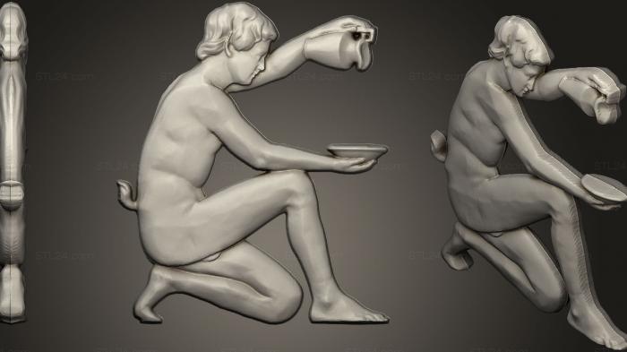 High reliefs and bas-reliefs of fantasy (Venusbeet Relief 3, GRLFF_0045) 3D models for cnc